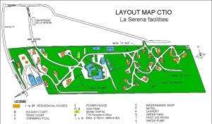 Map of CTIO grounds and recinto